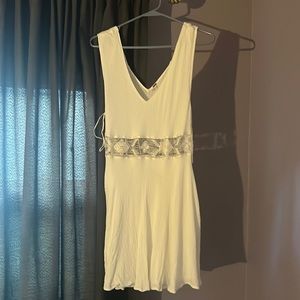 Free People off white/white crepe 👗 dress